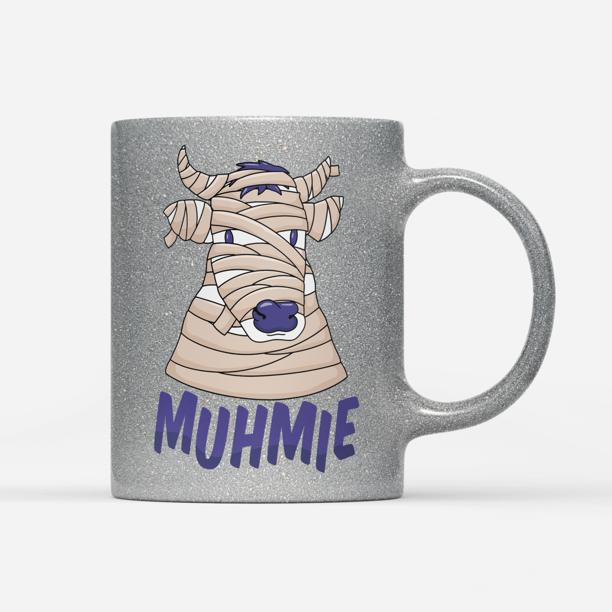 Tasse Glitzer Edition Muhmie - Schwarzer - Kaffee
