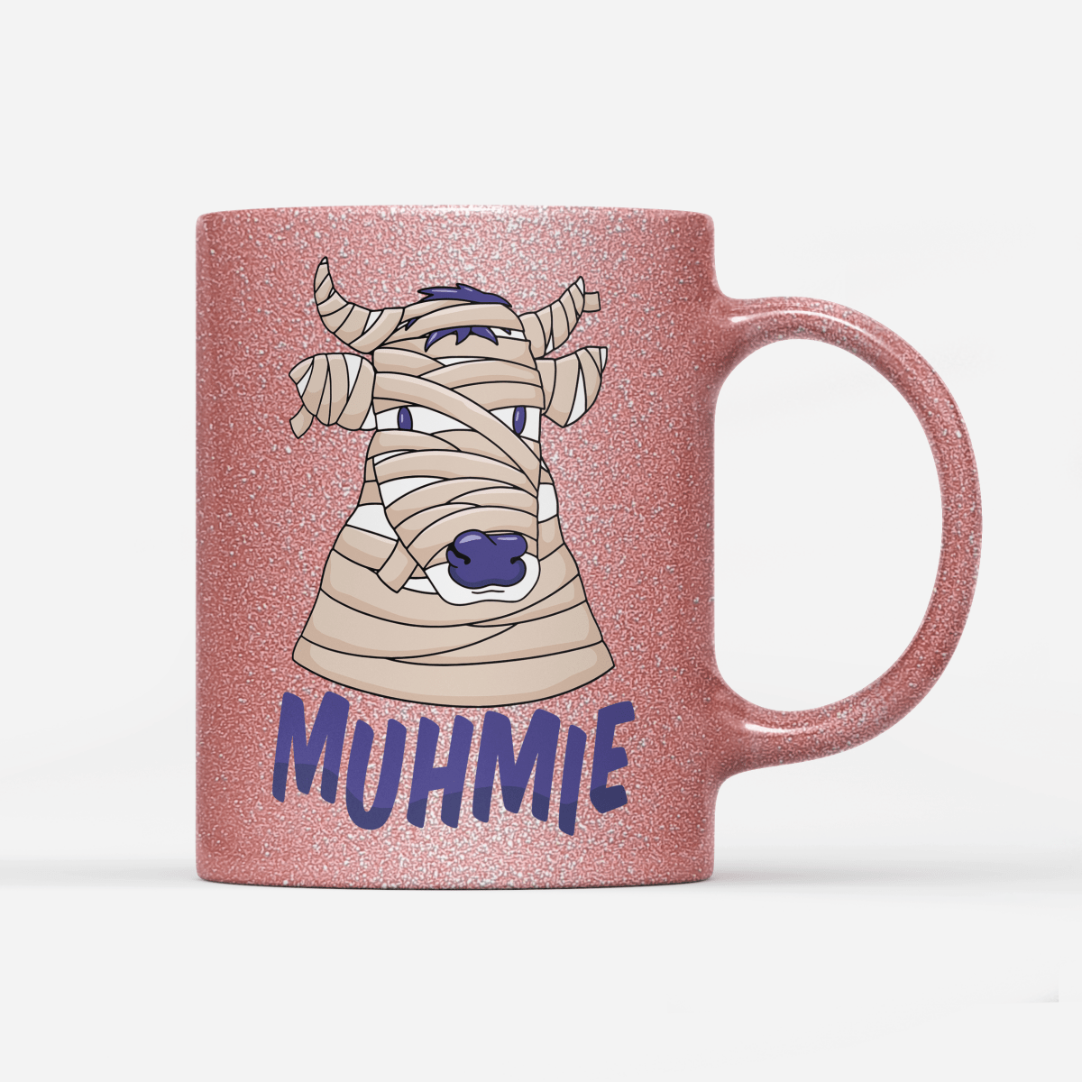 Tasse Glitzer Edition Muhmie - Schwarzer - Kaffee