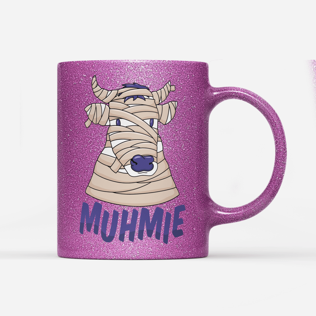 Tasse Glitzer Edition Muhmie - Schwarzer - Kaffee