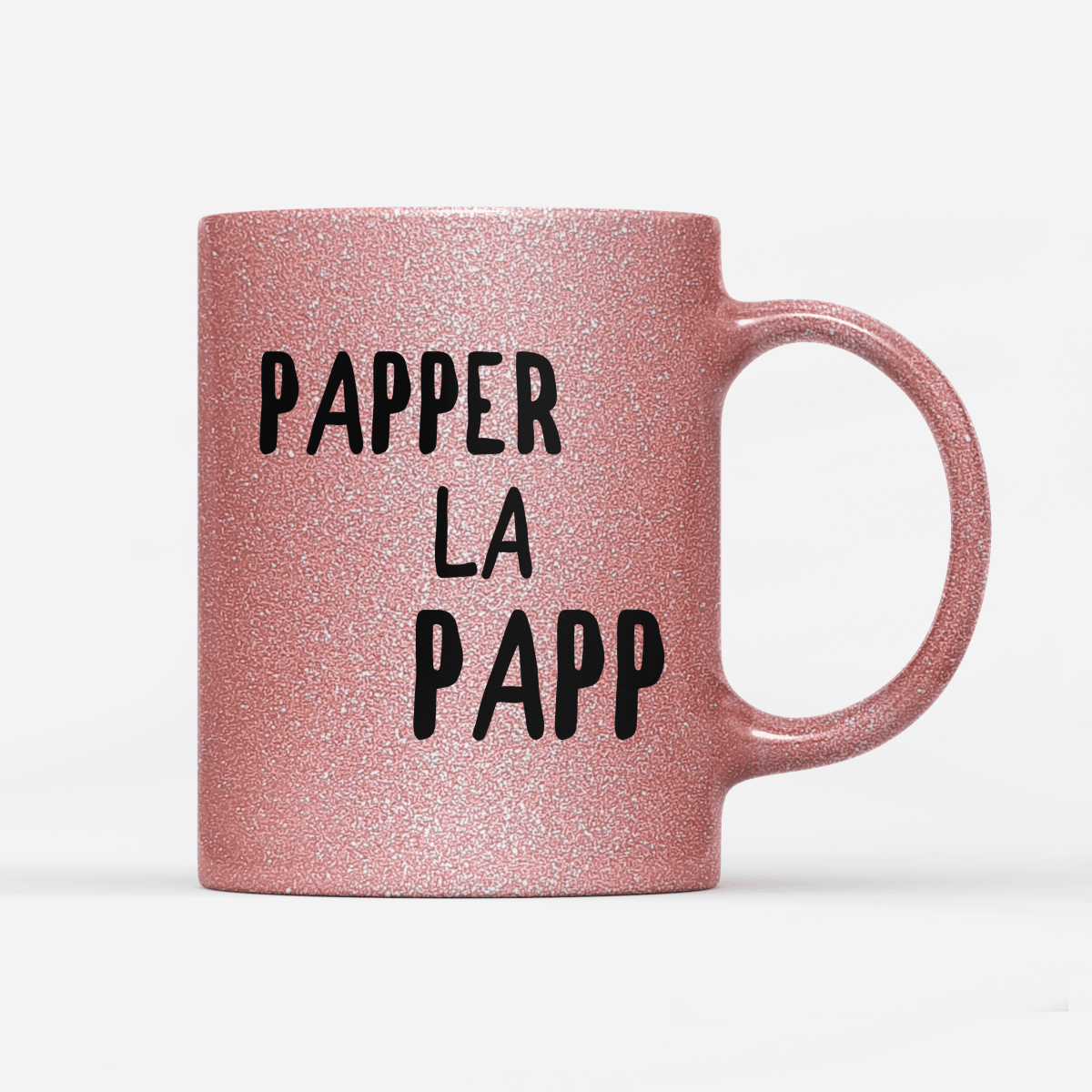 Tasse Glitzer Edition PapperLaPapp - Schwarzer - Kaffee