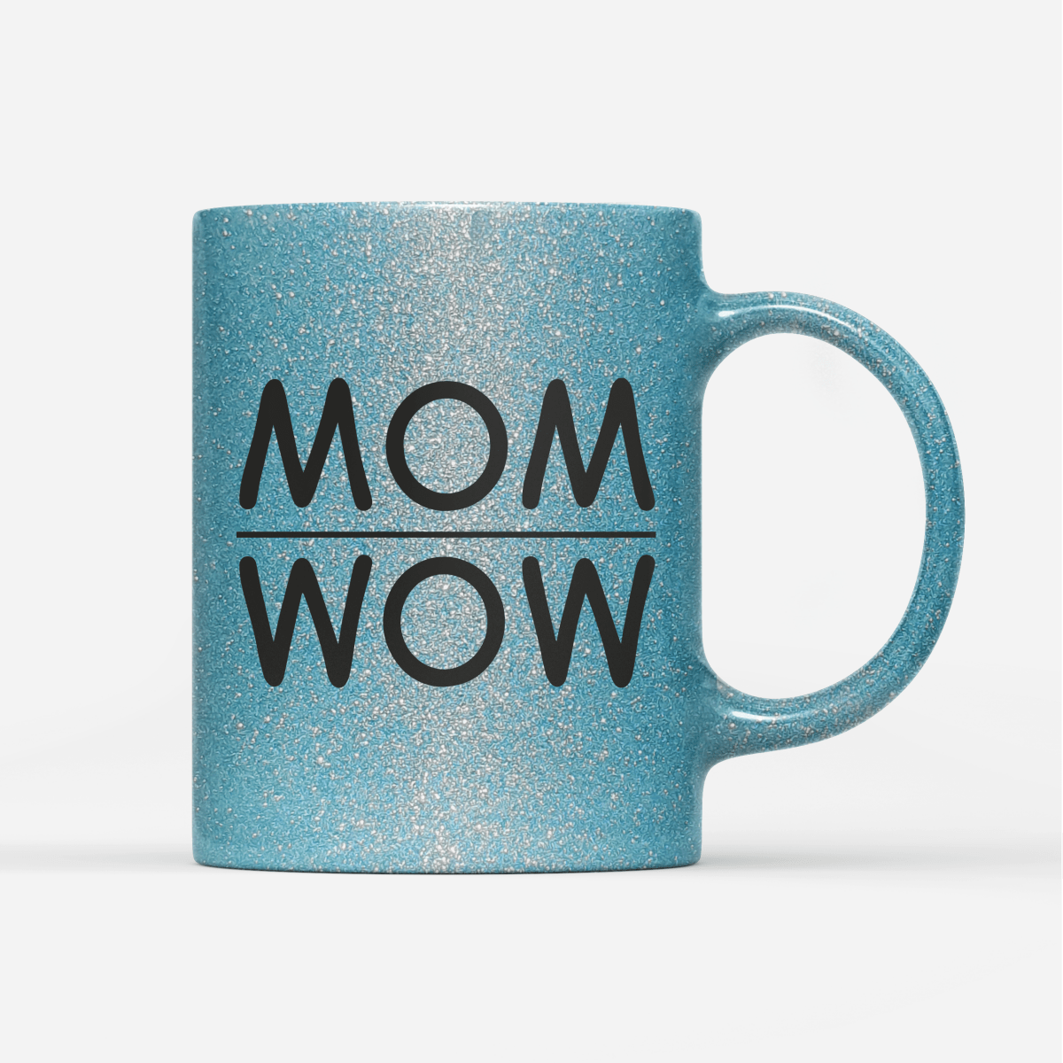 Tasse Glitzer MOM WOW - Schwarzer - Kaffee