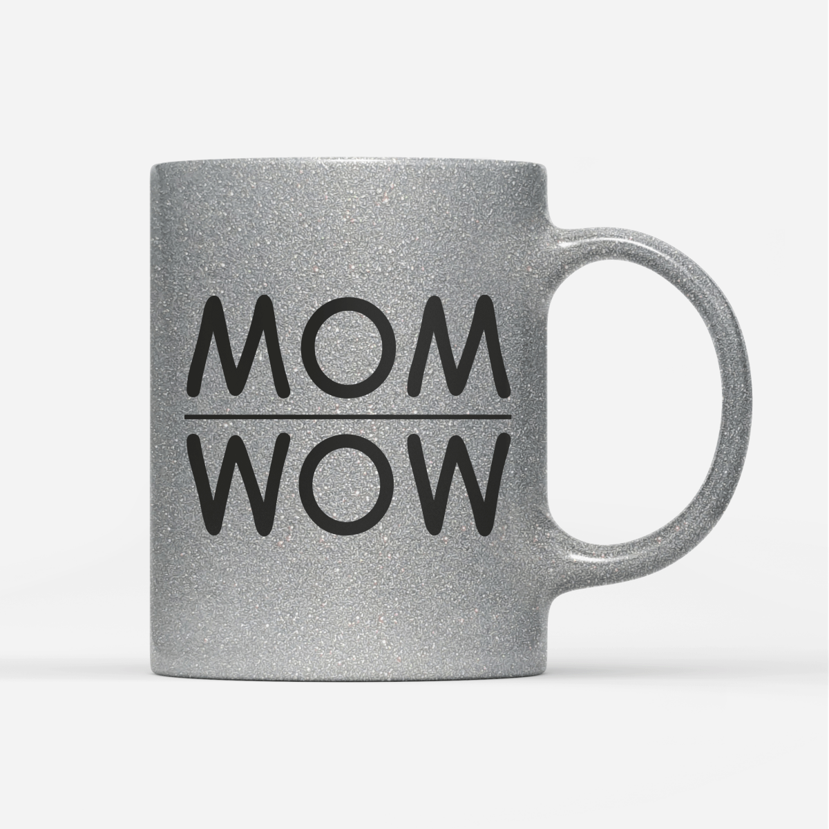 Tasse Glitzer MOM WOW - Schwarzer - Kaffee