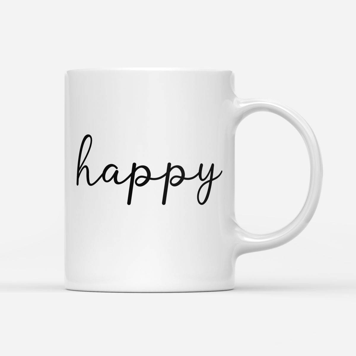 Tasse happy - Schwarzer - Kaffee
