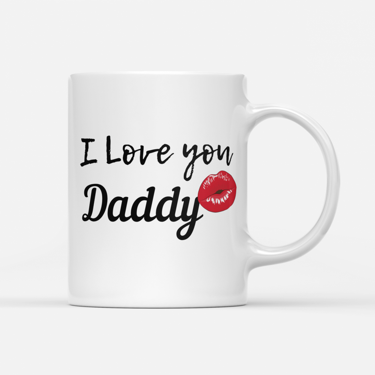 Tasse I love you Daddy - Schwarzer - Kaffee