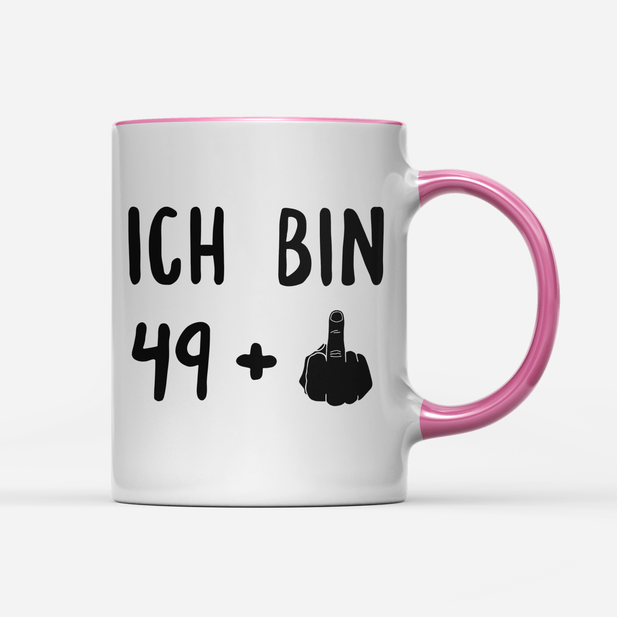 Tasse Ich bin 49+ - Schwarzer - Kaffee