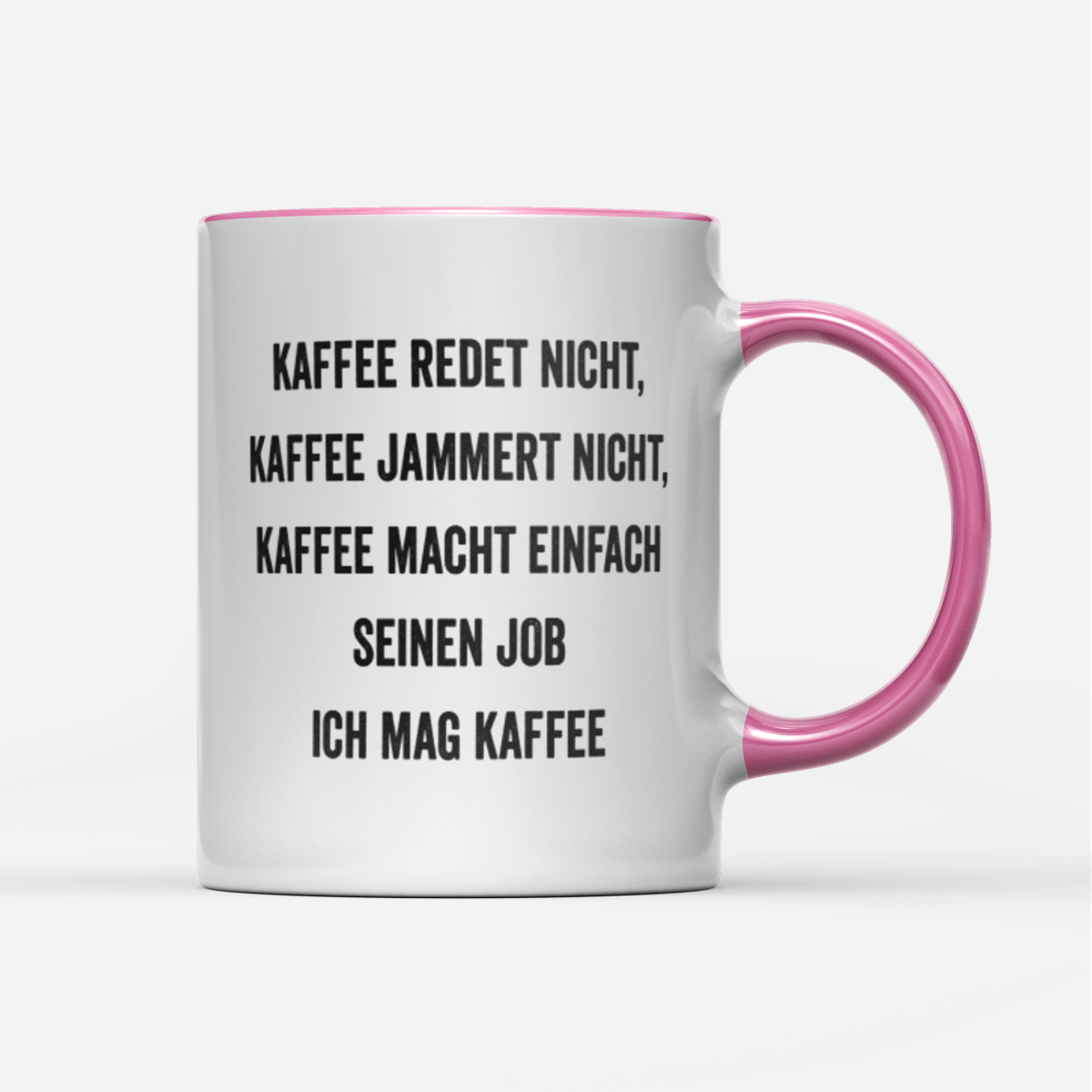 Tasse Ich mag Kaffee - Schwarzer - Kaffee