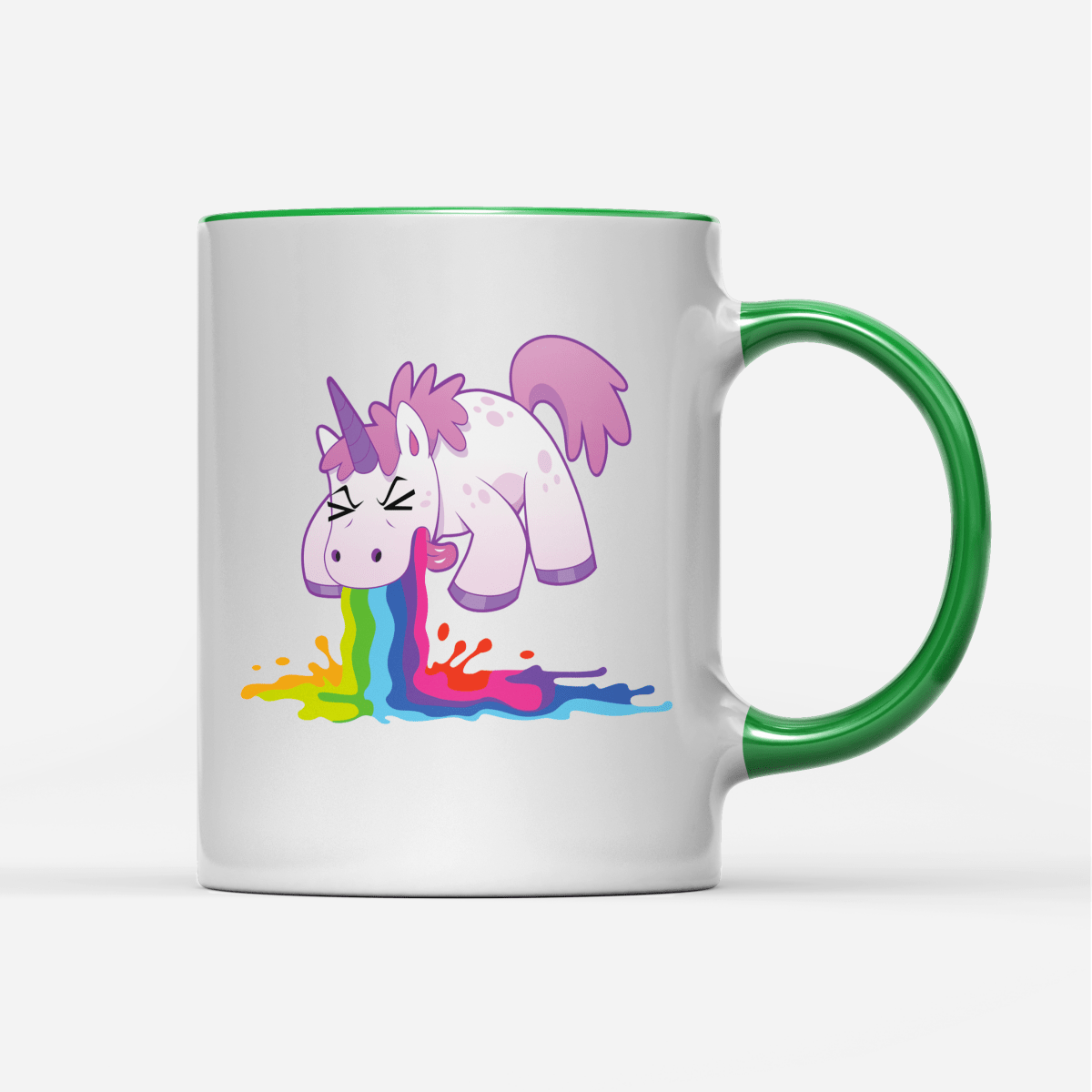 Tasse Kotzendes Einhorn - Schwarzer - Kaffee