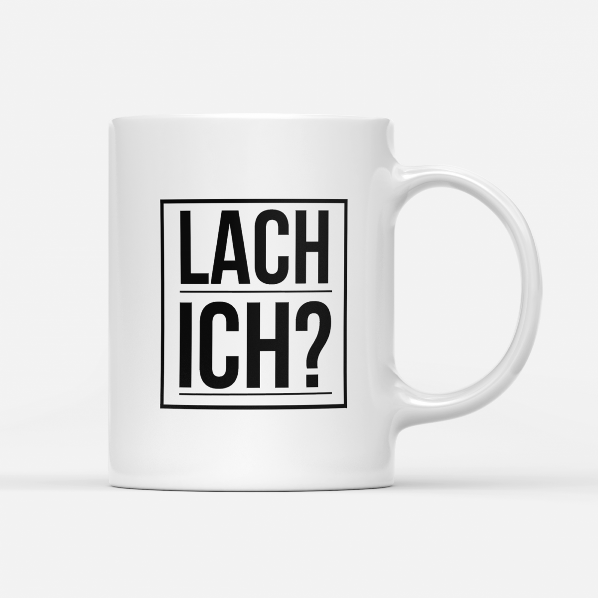 Tasse Lach ich - Schwarzer - Kaffee