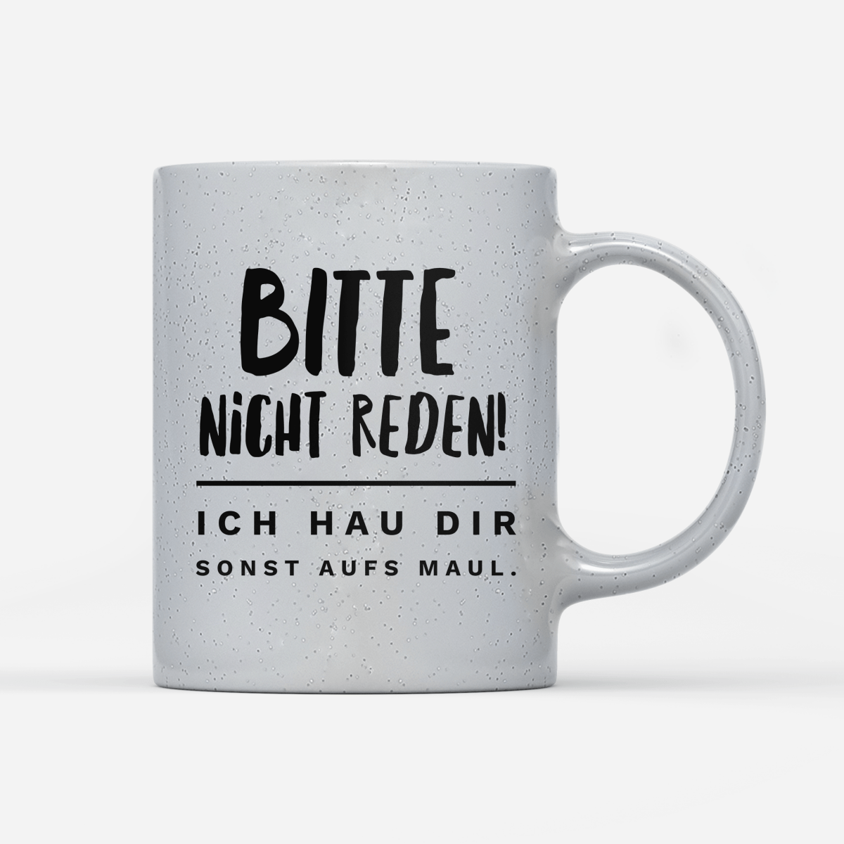 Tasse Magic Bitte nicht reden - Schwarzer - Kaffee
