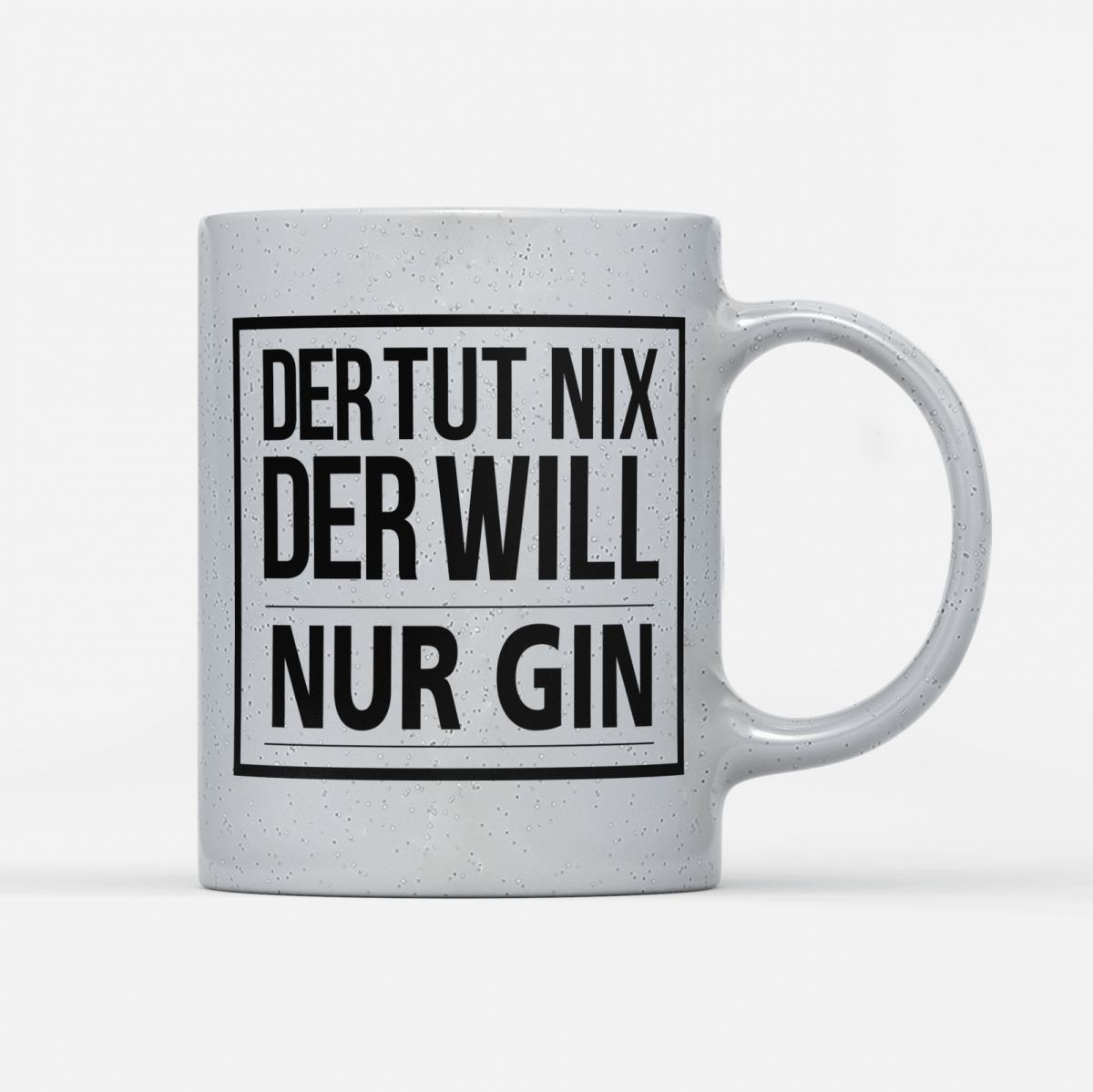 Tasse Magic Der tut nix der will nur Gin - Schwarzer - Kaffee