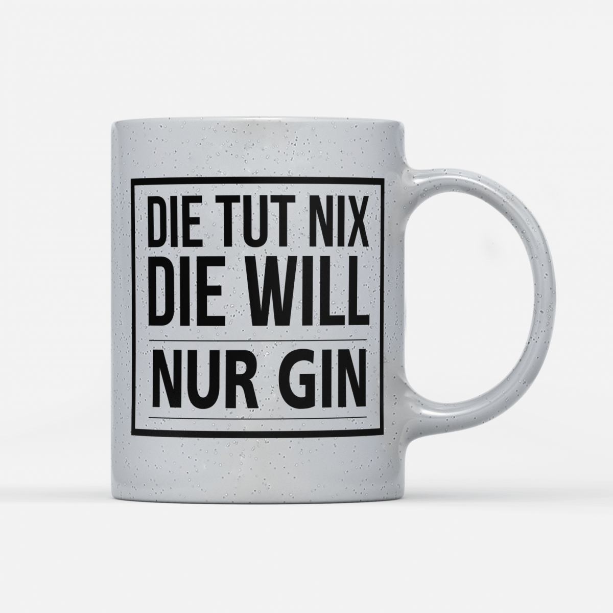 Tasse Magic Die tut nix die will nur Gin - Schwarzer - Kaffee