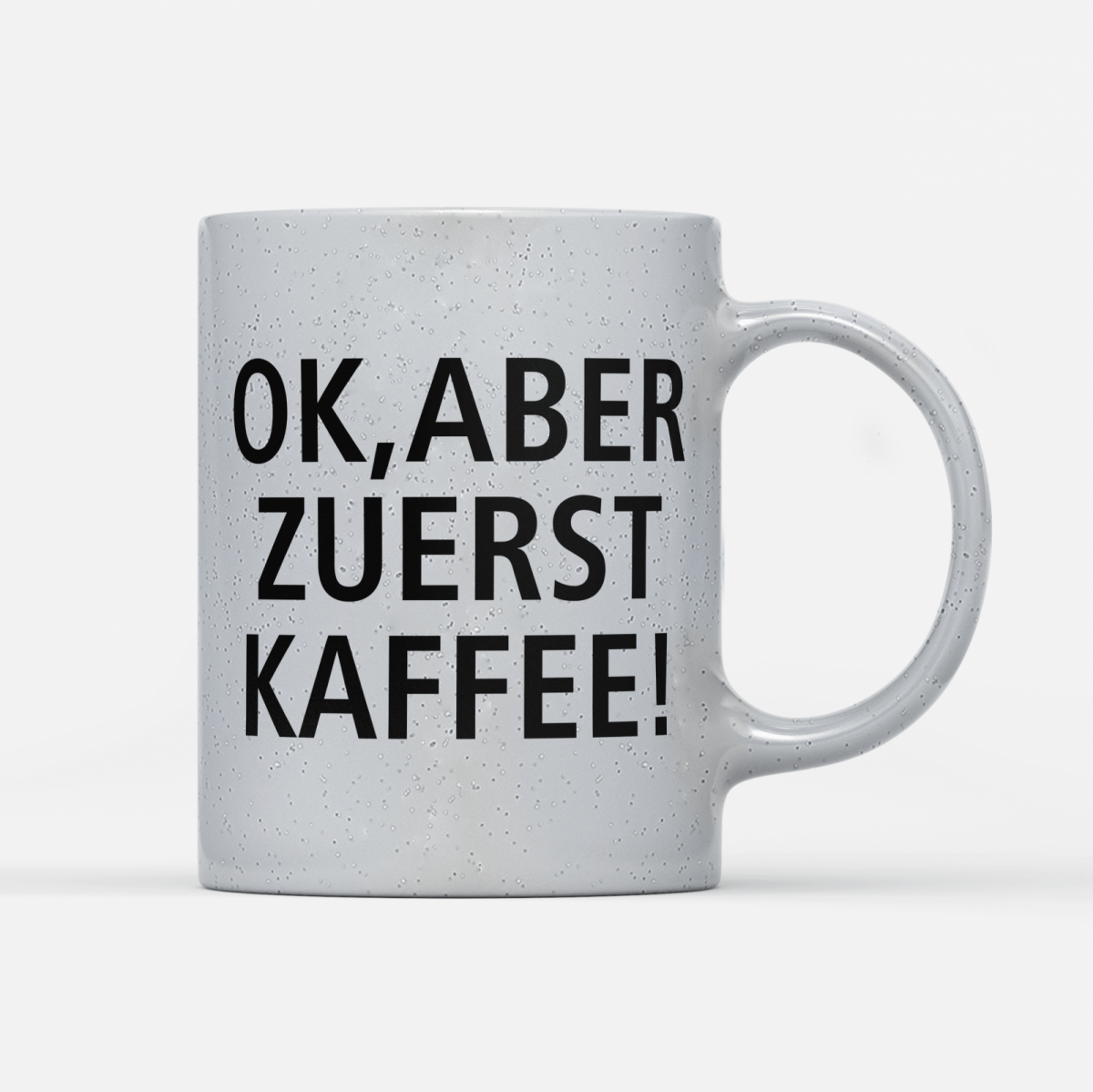 Tasse Magic Ok aber zuerst Kaffee V1 - Schwarzer - Kaffee
