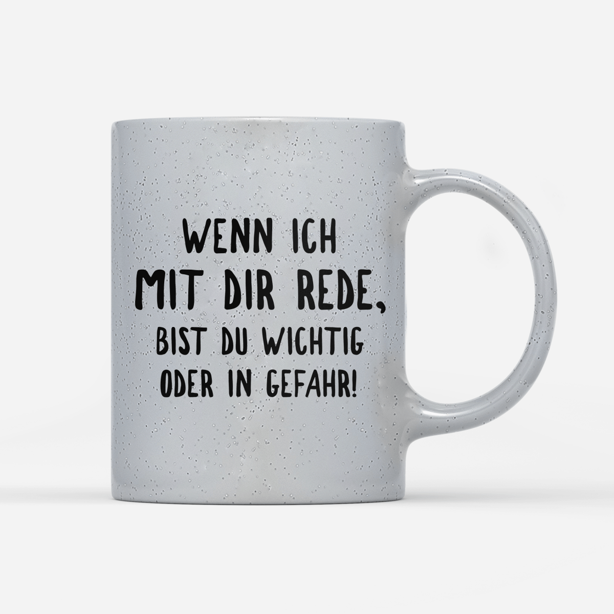 Tasse Magic Wichtig oder in Gefahr - Schwarzer - Kaffee