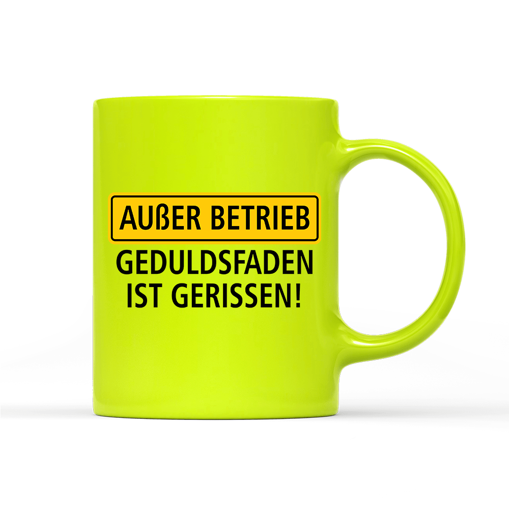 Tasse Neon Außer Betrieb - Schwarzer - Kaffee