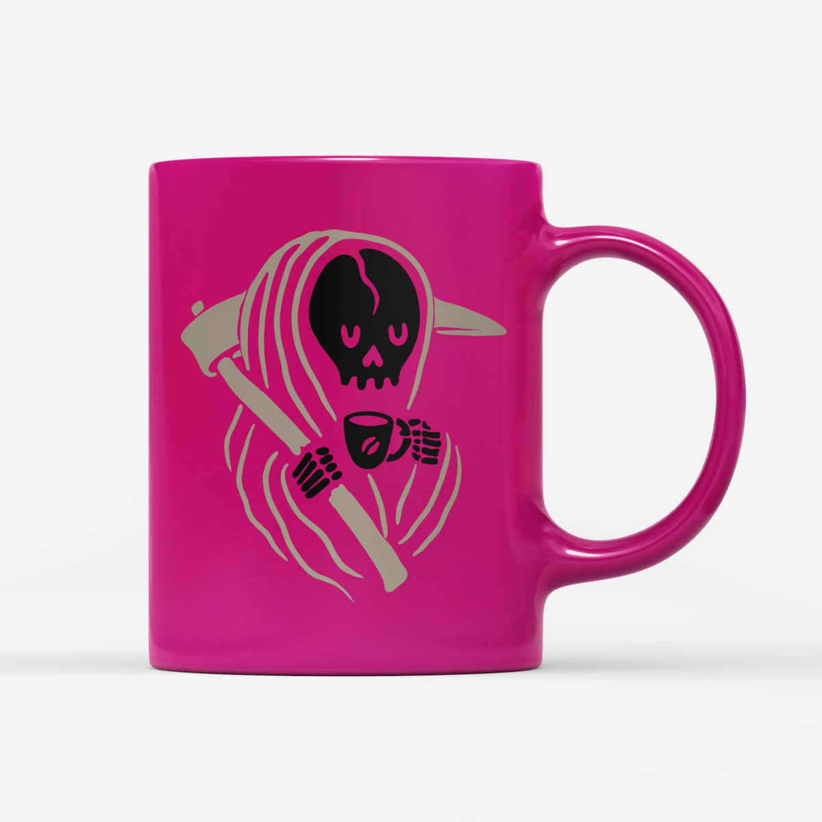 Tasse Neon Auszeit - Schwarzer - Kaffee