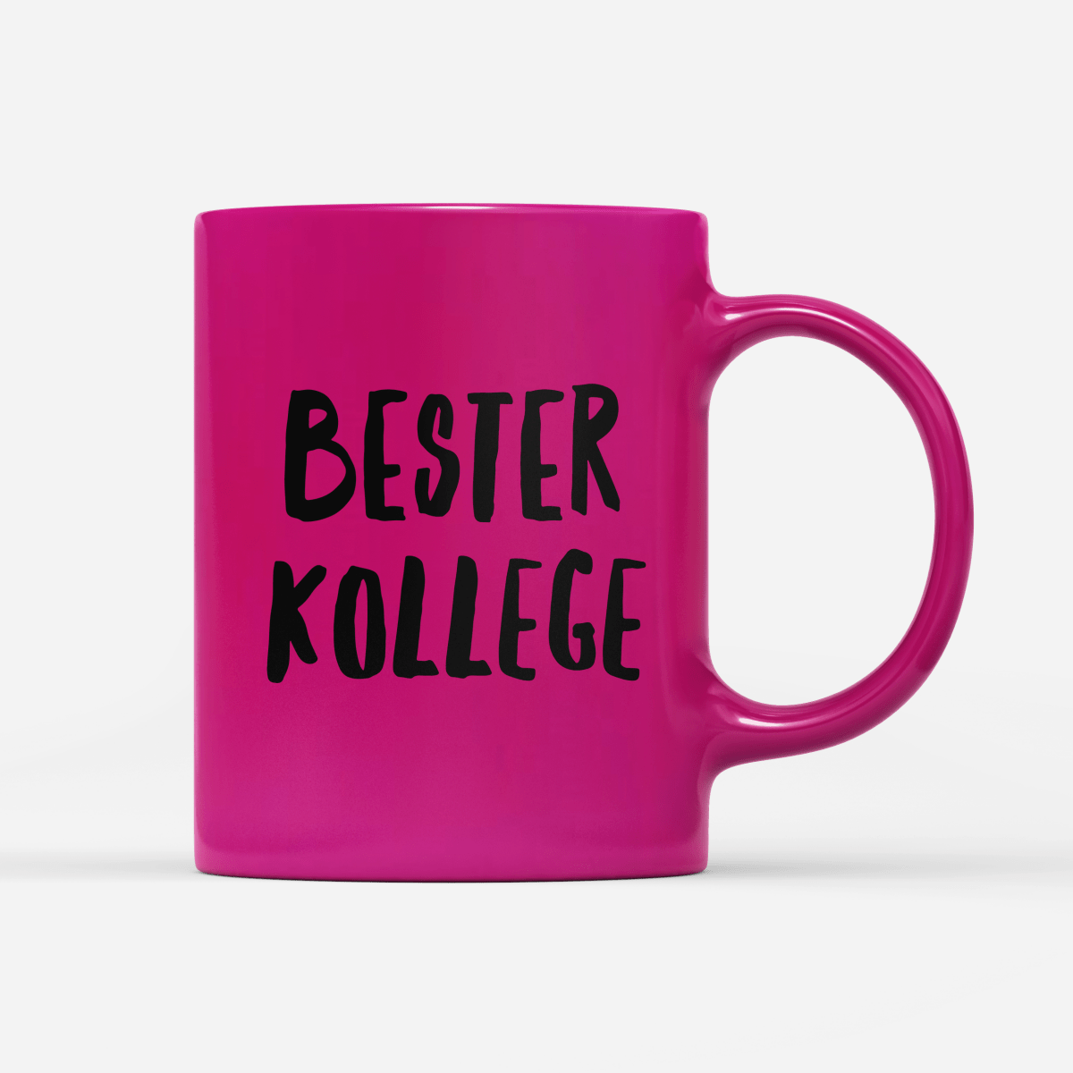 Tasse Neon Bester Kollege - Schwarzer - Kaffee