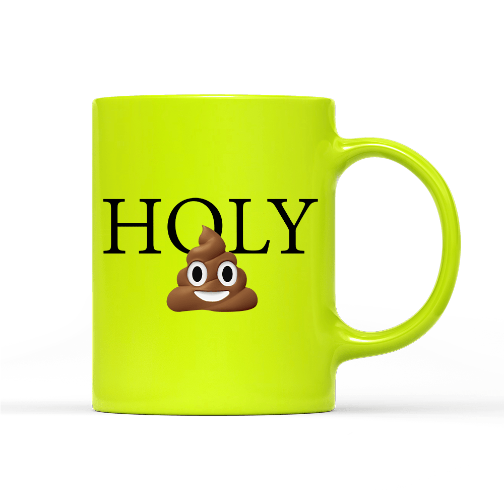 Tasse Neon Holy Shit - Schwarzer - Kaffee