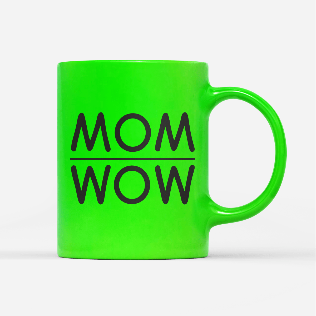 Tasse Neon MOM WOW - Schwarzer - Kaffee