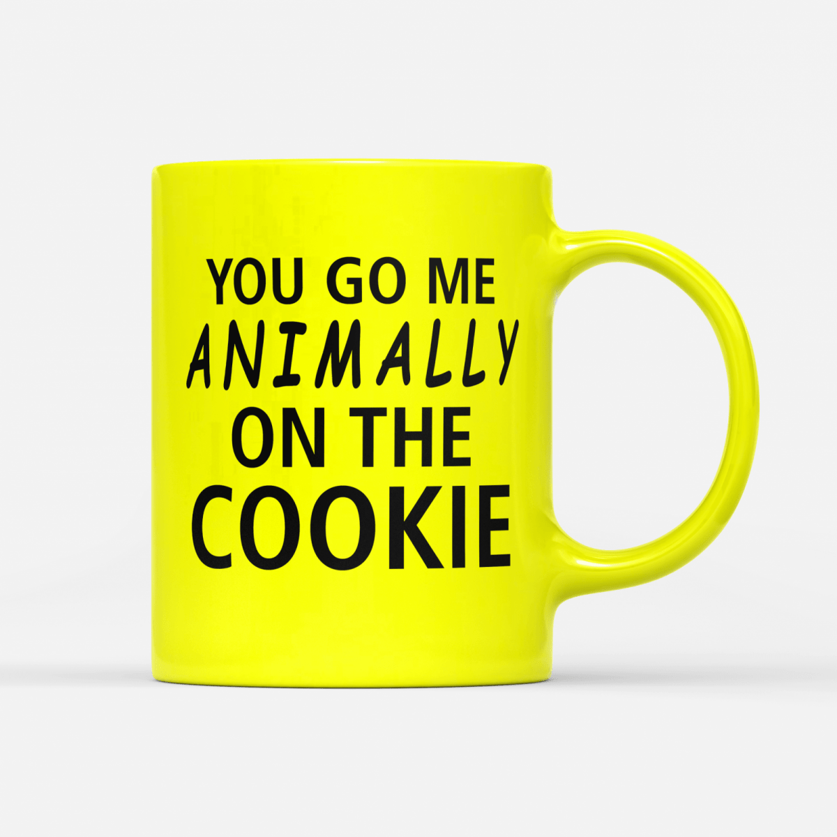 Tasse Neon You go me animally on the Cookie - Schwarzer - Kaffee