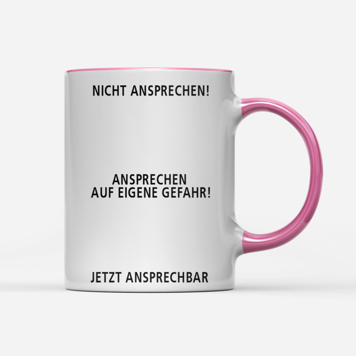Tasse Nicht ansprechen - Schwarzer - Kaffee