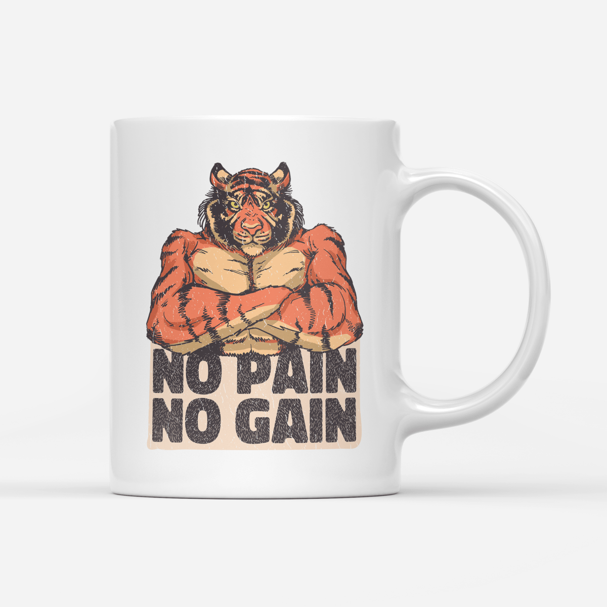 Tasse No Pain No Gain - Schwarzer - Kaffee