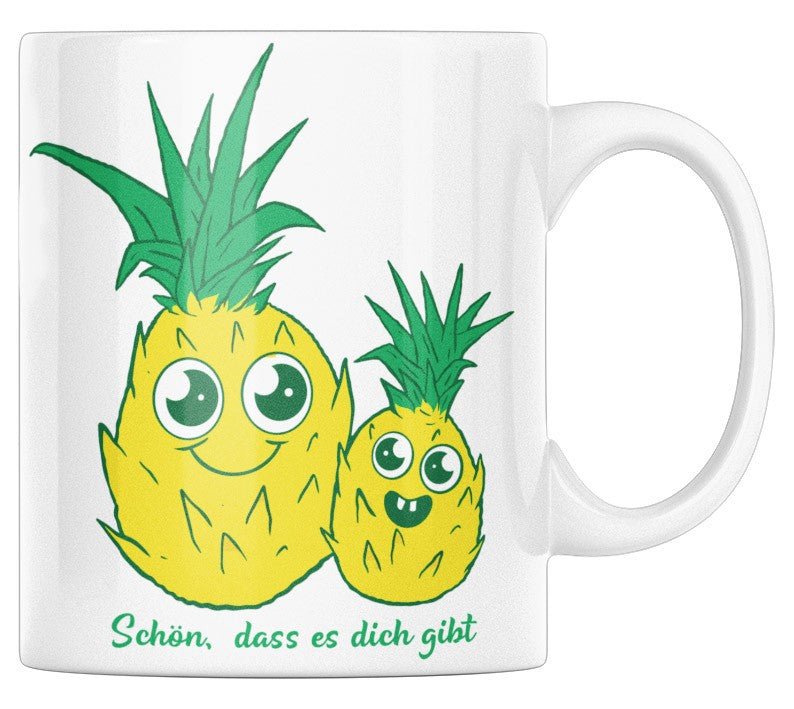 Tasse Schön das es dich gibt - Schwarzer - Kaffee