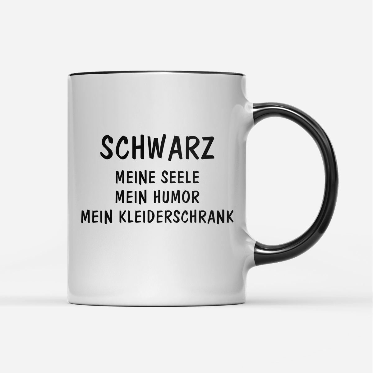 Tasse Schwarz - Schwarzer - Kaffee
