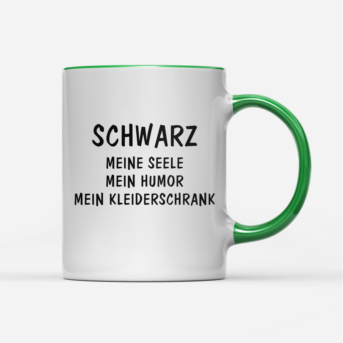 Tasse Schwarz - Schwarzer - Kaffee