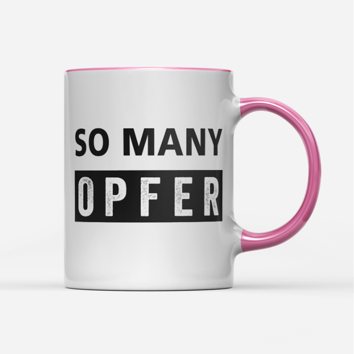 Tasse So many Opfer - Schwarzer - Kaffee