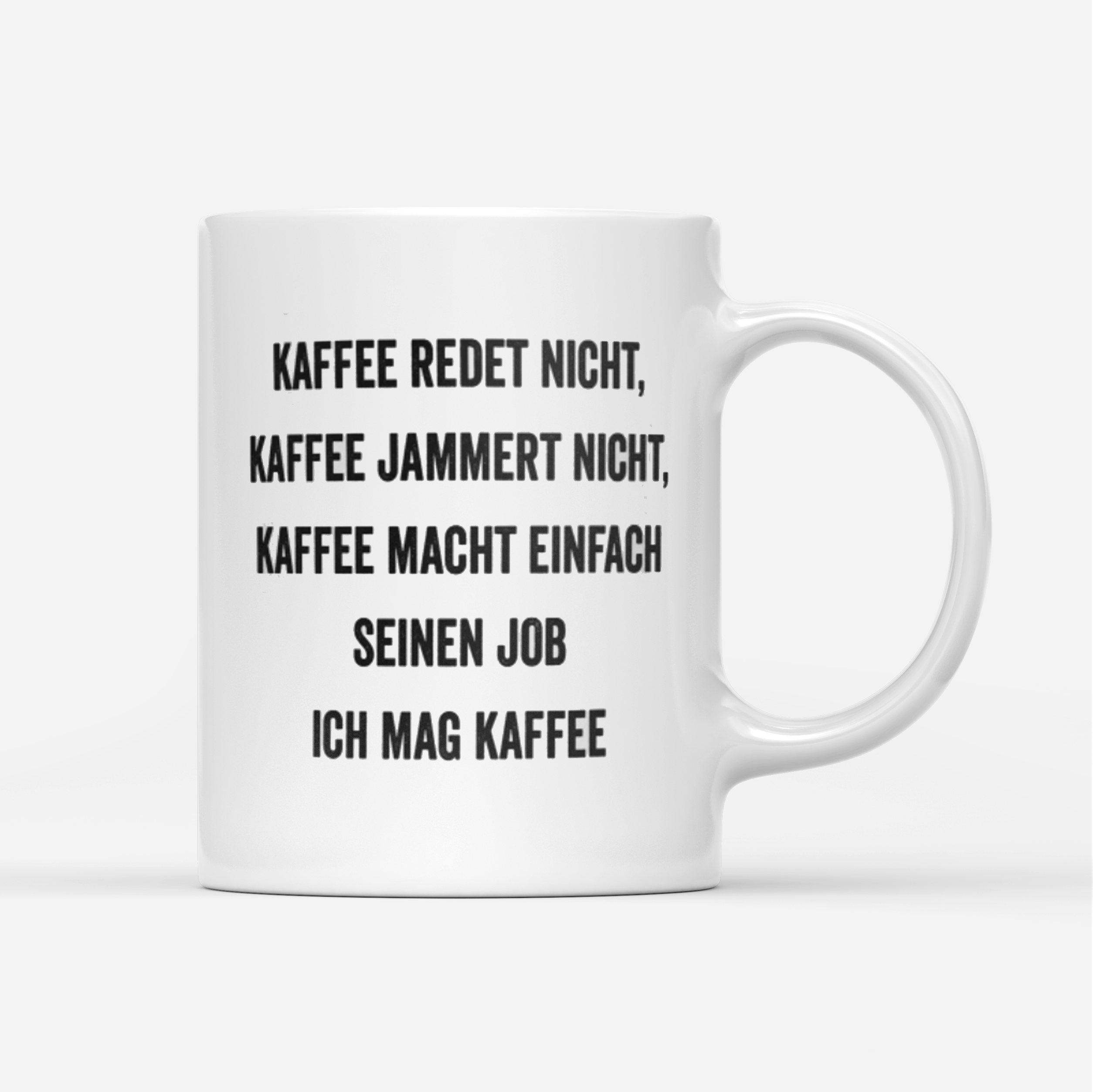 Tasse Ich mag Kaffee