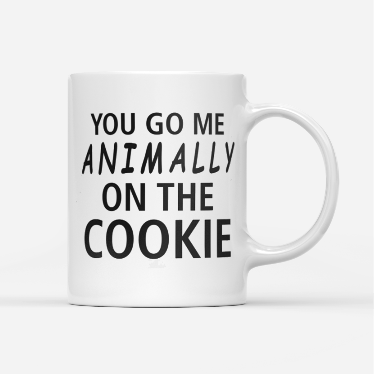 Tasse You go me animally on the Cookie - Schwarzer - Kaffee
