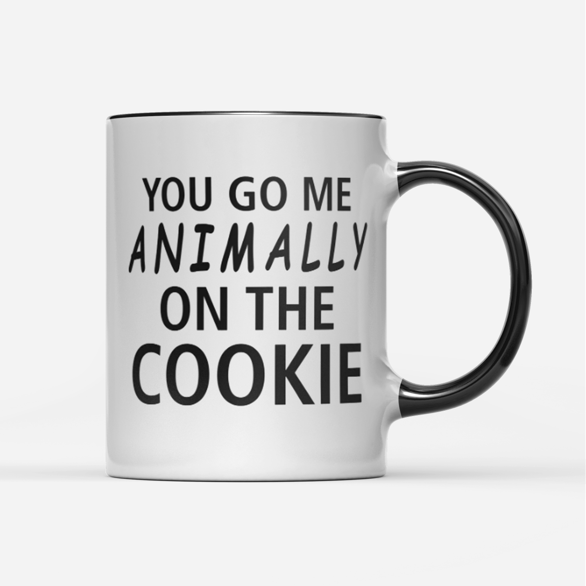 Tasse You go me animally on the Cookie - Schwarzer - Kaffee