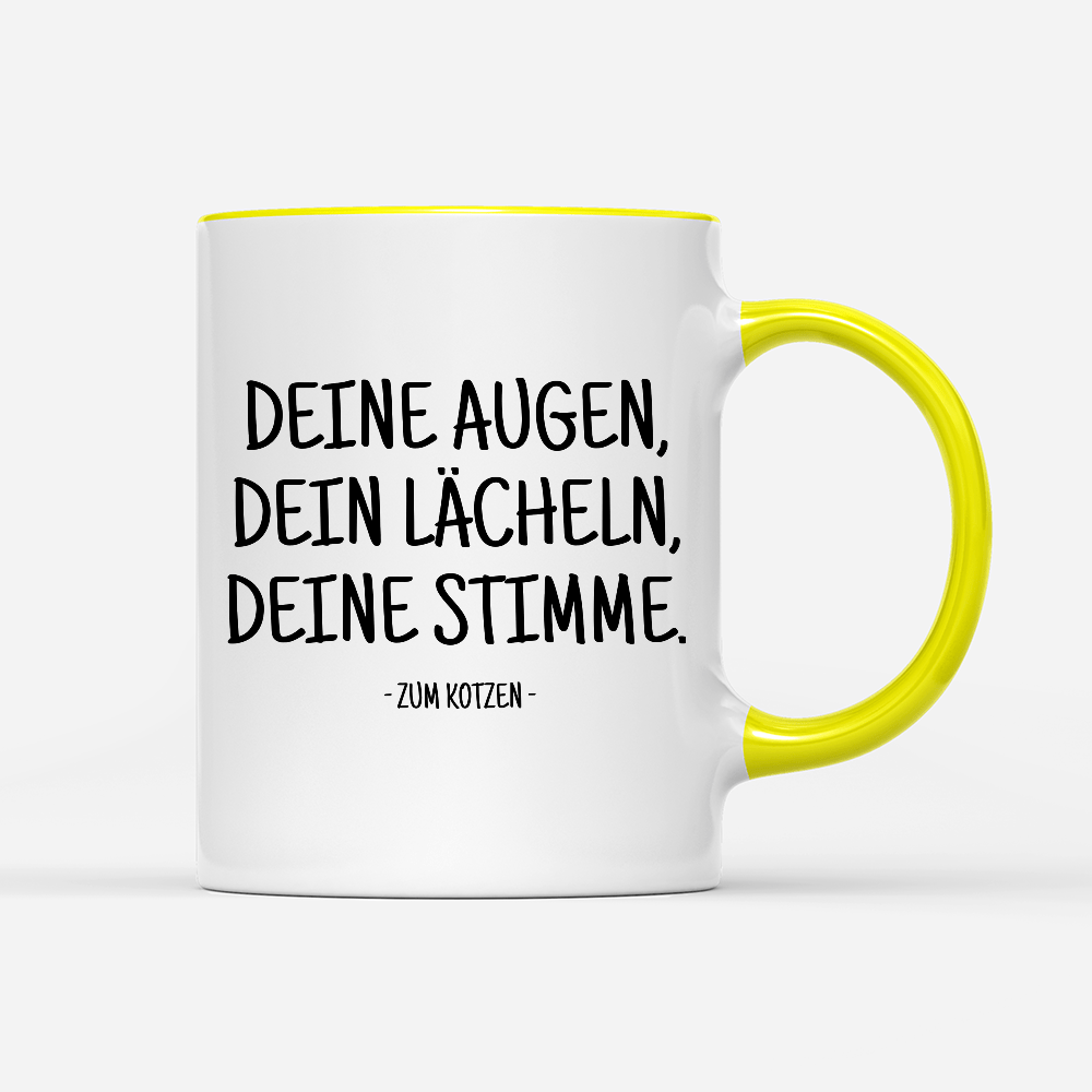 Tasse Zum kotzen - Schwarzer - Kaffee