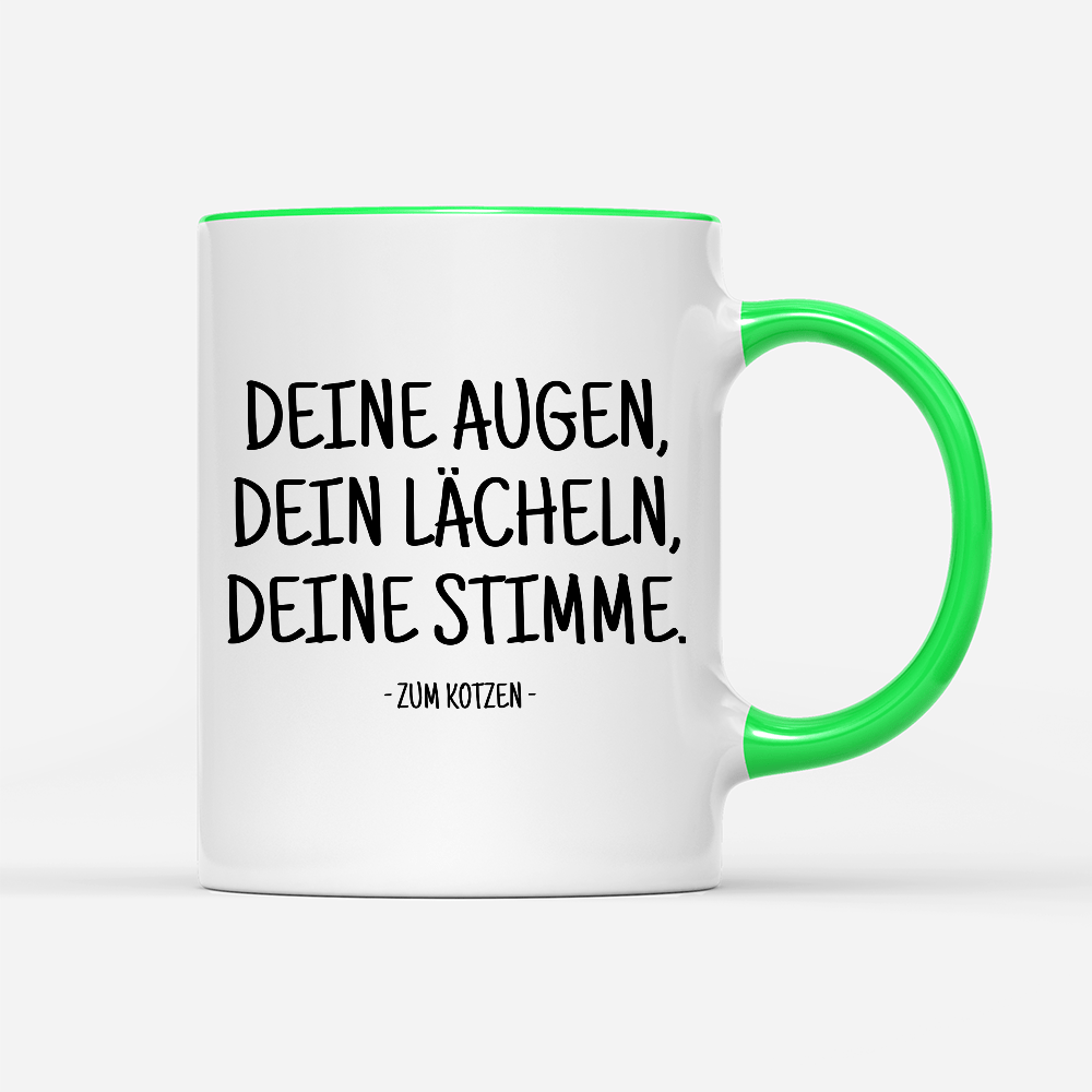Tasse Zum kotzen - Schwarzer - Kaffee