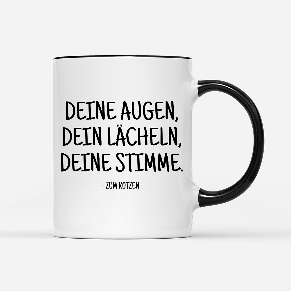 Tasse Zum kotzen - Schwarzer - Kaffee