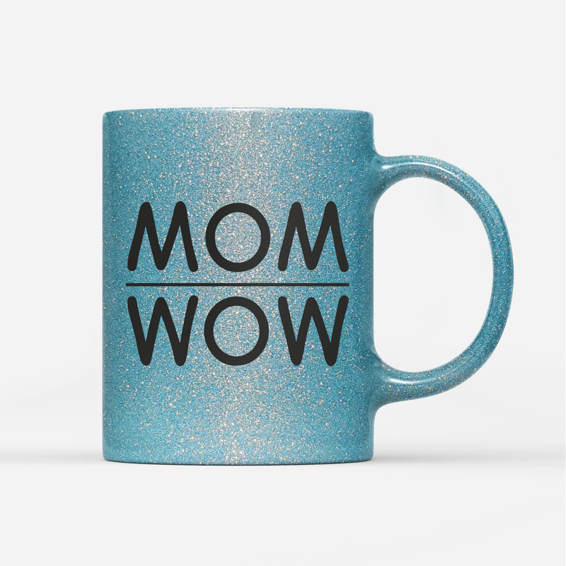 Tasse Glitzer MOM WOW