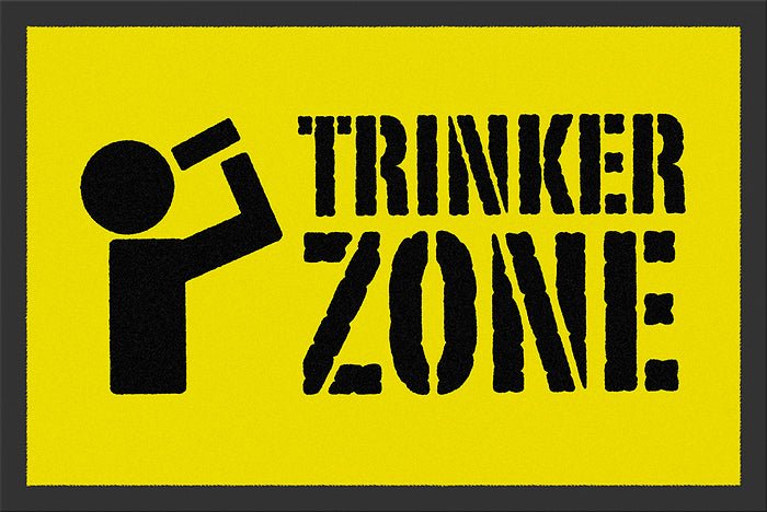 Trinker Zone Fußmatte - Schwarzer - Kaffee
