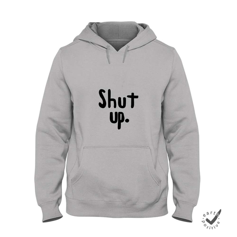 uni-hoodie-grau- shut up-min